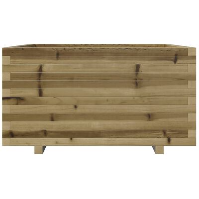 vidaXL Sodo lovelis, 90x90x49,5cm, impregnuota pušies mediena