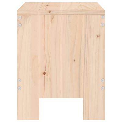 vidaXL Sodo taburetės, 2vnt., 40x36x45cm, pušies medienos masyvas