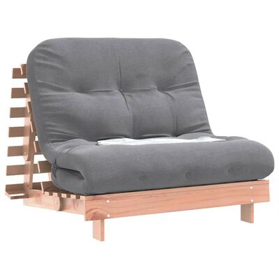 vidaXL Futono sofa-lova su čiužiniu, 100x206x11cm, douglas eglė