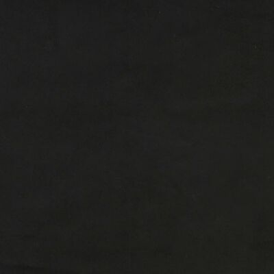 vidaXL Lovos rėmas, juodos spalvos, 140x190 cm, aksomas