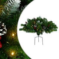 vidaXL Tako dekoracija-dirbtinis kalėdinis medis, žalias, 40cm, PVC