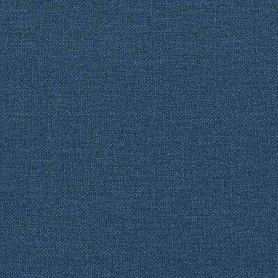 vidaXL Lovos rėmas su galvūgaliu, mėlynos spalvos, 180x200 cm, audinys
