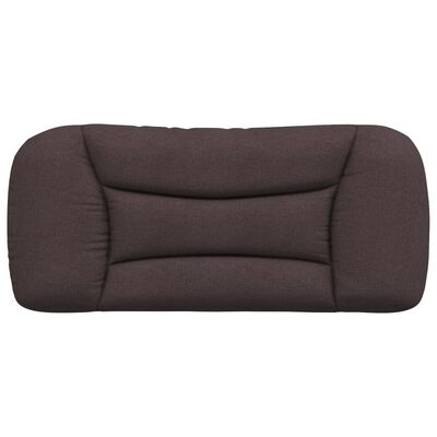 vidaXL Galvūgalio pagalvėlė, tamsiai rudos spalvos, 90 cm, audinys