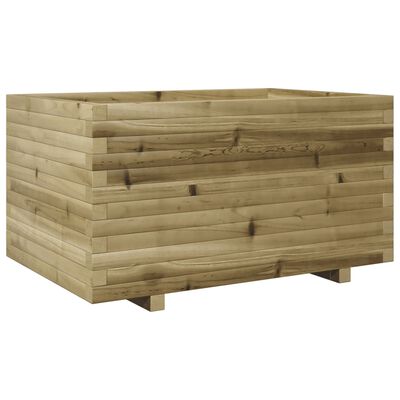 vidaXL Sodo lovelis, 90x60x49,5cm, impregnuota pušies mediena