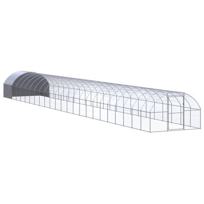 vidaXL Lauko narvas viščiukams, 3x24x2m, galvanizuotas plienas