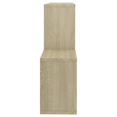 vidaXL Sieninė lentyna, sonoma ąžuolo, 100x18x53cm, apdirbta mediena