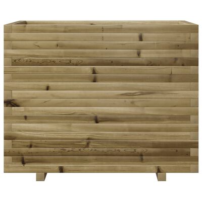 vidaXL Sodo lovelis, 90x60x72cm, impregnuota pušies mediena