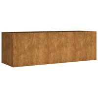 vidaXL Aukštas sodo lovelis, 120x40x40cm, Corten plienas