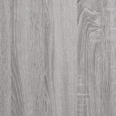 vidaXL Kavos staliukas, pilkas ąžuolo, 100x100x40cm, apdirbta mediena