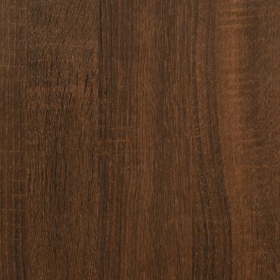 vidaXL Kavos staliukas, rudas ąžuolo, 100x55x40cm, apdirbta mediena