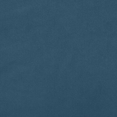 vidaXL Lovos rėmas su spyruoklėmis, mėlynas, 80x200cm, aksomas