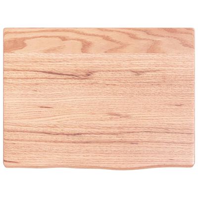 vidaXL Vonios kambario stalviršis, šviesiai rudas, 40x30x2 cm, mediena