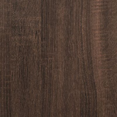 vidaXL Naktinės spintelės, 2vnt., rudos ąžuolo, 35x34x65cm, mediena
