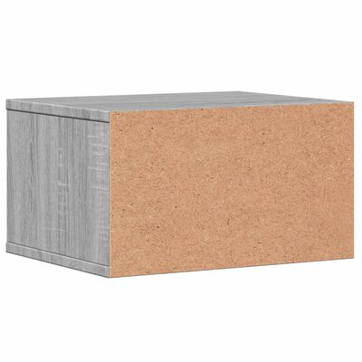 vidaXL Spausdintuvo stovas, pilkas ąžuolo, 40x32x22,5cm, mediena