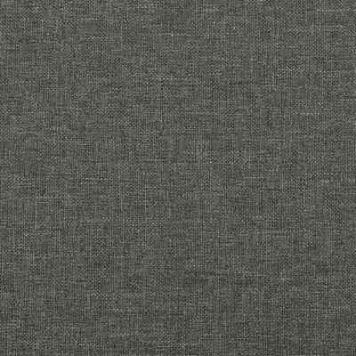 vidaXL Lova su spyruoklėmis ir čiužiniu, tamsiai pilka, 200x200 cm