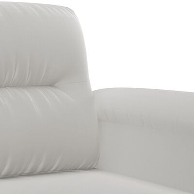 vidaXL Trivietė sofa, šviesiai pilka, 180cm, mikropluošto audinys