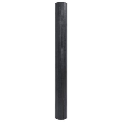 vidaXL Kilimas, pilkos spalvos, 100x300cm, bambukas, stačiakampis