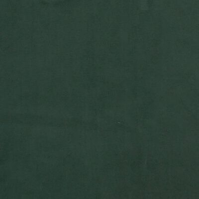 vidaXL Lova su spyruoklėmis ir čiužiniu, žalia, 120x200cm, aksomas