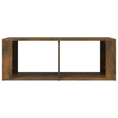 vidaXL Kavos staliukas, dūminio ąžuolo, 100x50x36cm, apdirbta mediena