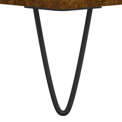 vidaXL Komoda, dūminio ąžuolo spalvos, 69,5x31x115cm, apdirbta mediena