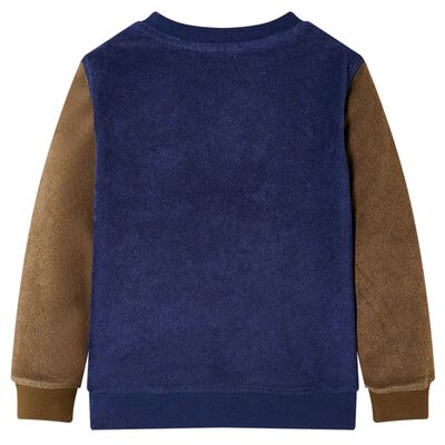 Vaikiškas sportinis megztinis, tamsiai mėlynos spalvos, 104 dydžio