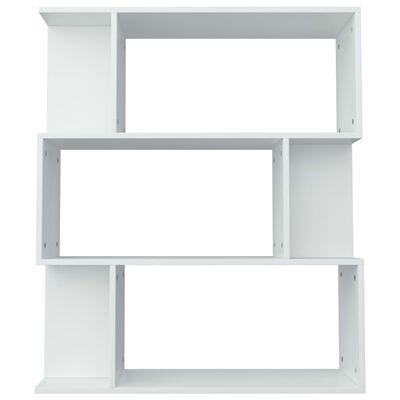 vidaXL Spintelė knygoms/kambario pertvara, balta, 80x24x96cm, mediena