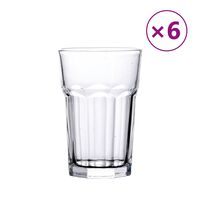 vidaXL Alaus stiklinės, 6vnt., 415 ml