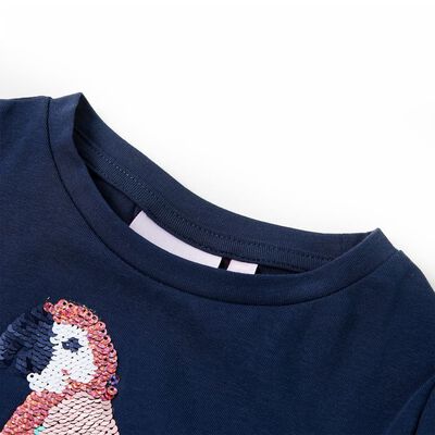 Vaikiški marškinėliai, tamsiai mėlynos spalvos, 92 dydžio