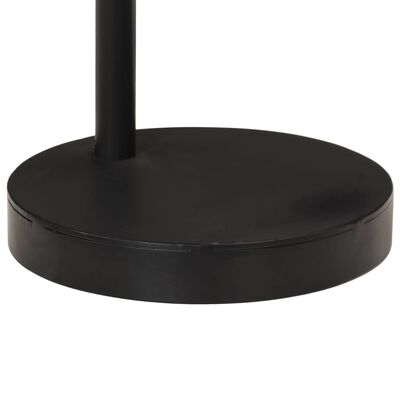 vidaXL Rašomojo stalo šviestuvas, juodos spalvos, 17x17x60cm, 25W, E27