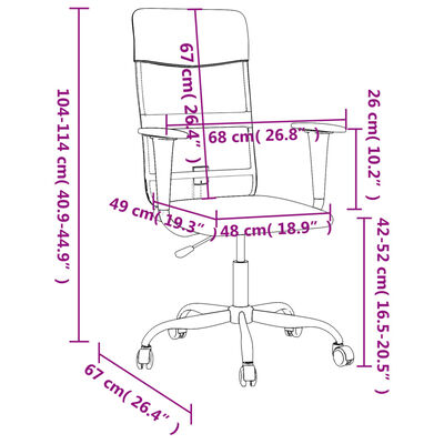 vidaXL Biuro kėdė, juoda, tinklinis audinys ir dirbtinė oda