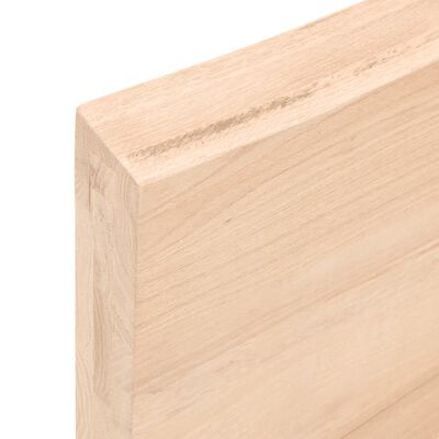 vidaXL Stalviršis, 160x40x(2–6)cm, neapdorotas ąžuolo medienos masyvas