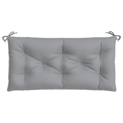 vidaXL Sodo suoliuko pagalvėlė, pilkos spalvos, 100x50x7cm, audinys