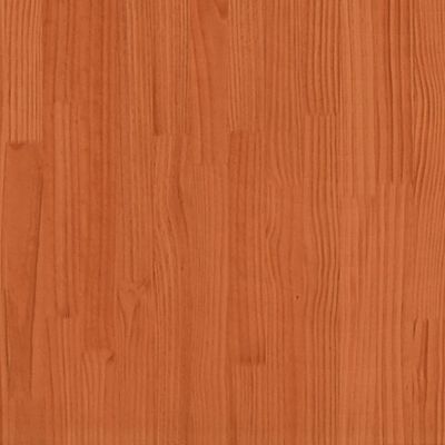 vidaXL Sodo lovelis, vaško rudas, 150x50x50cm, pušies medienos masyvas