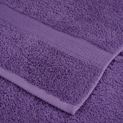 vidaXL Rankšluosčių rinkinys SOLUND, 8vnt., violetiniai, 600g/m²