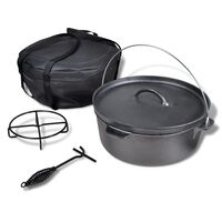 Ketaus puodas Dutch Oven 11,3 l, su priedais