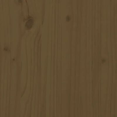 vidaXL Lovelis, medaus rudas, 112x25x104,5cm, pušies medienos masyvas