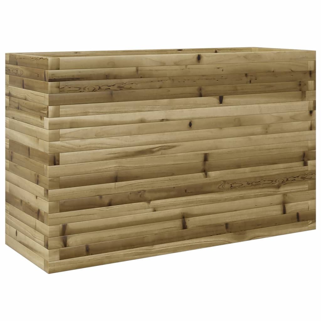 vidaXL Sodo lovelis, 110x40x68,5cm, impregnuota pušies mediena