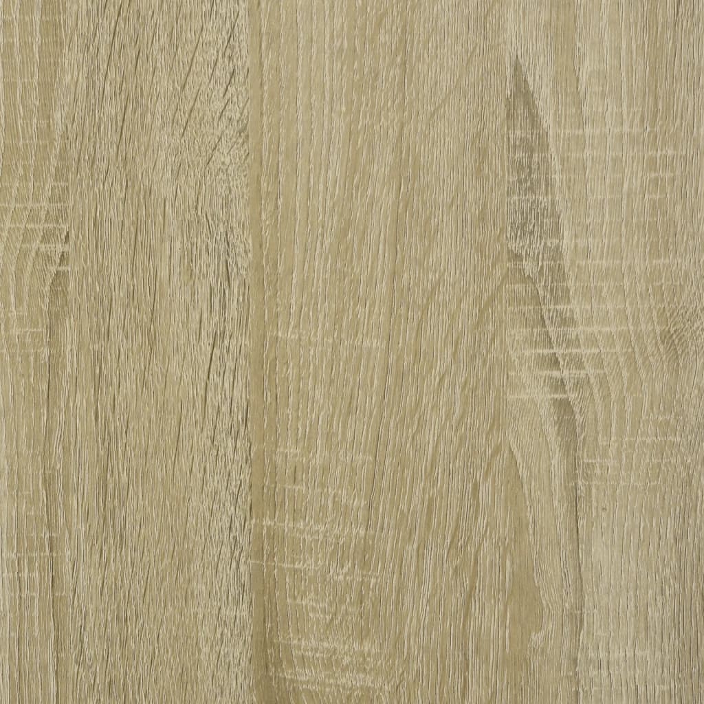 vidaXL Šoninis staliukas, sonoma ąžuolo, 55x38x45cm, apdirbta mediena