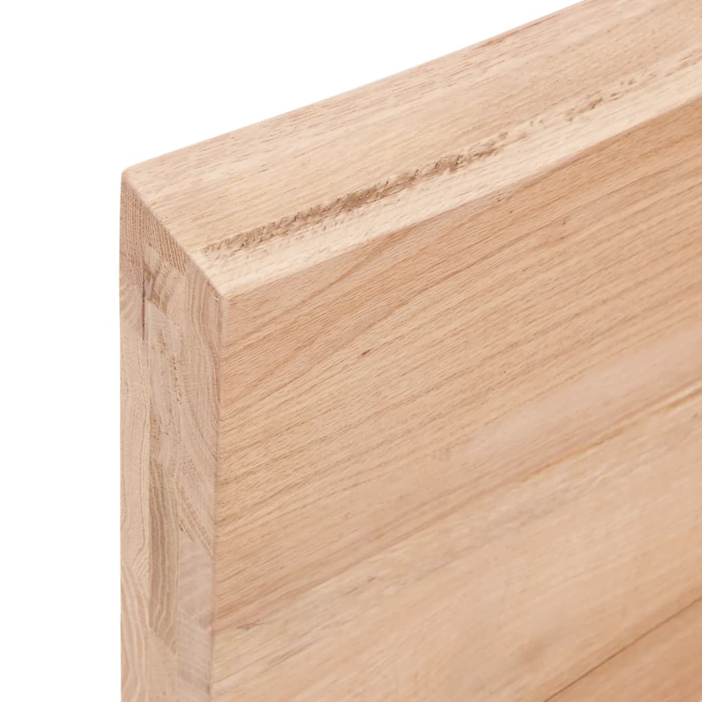 vidaXL Stalviršis, šviesiai rudas, 120x60x(2-6) cm, medienos masyvas