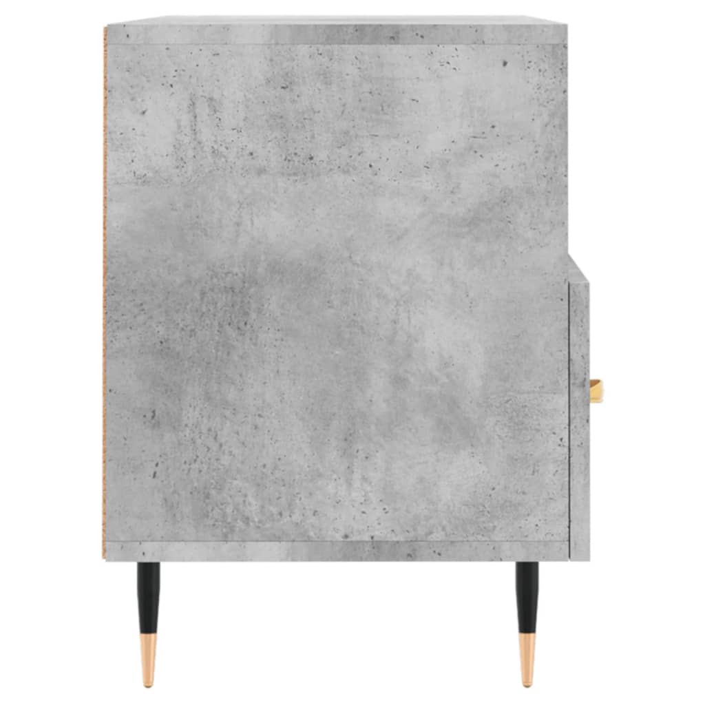 vidaXL Televizoriaus spintelė, betono pilka, 80x36x50cm, mediena