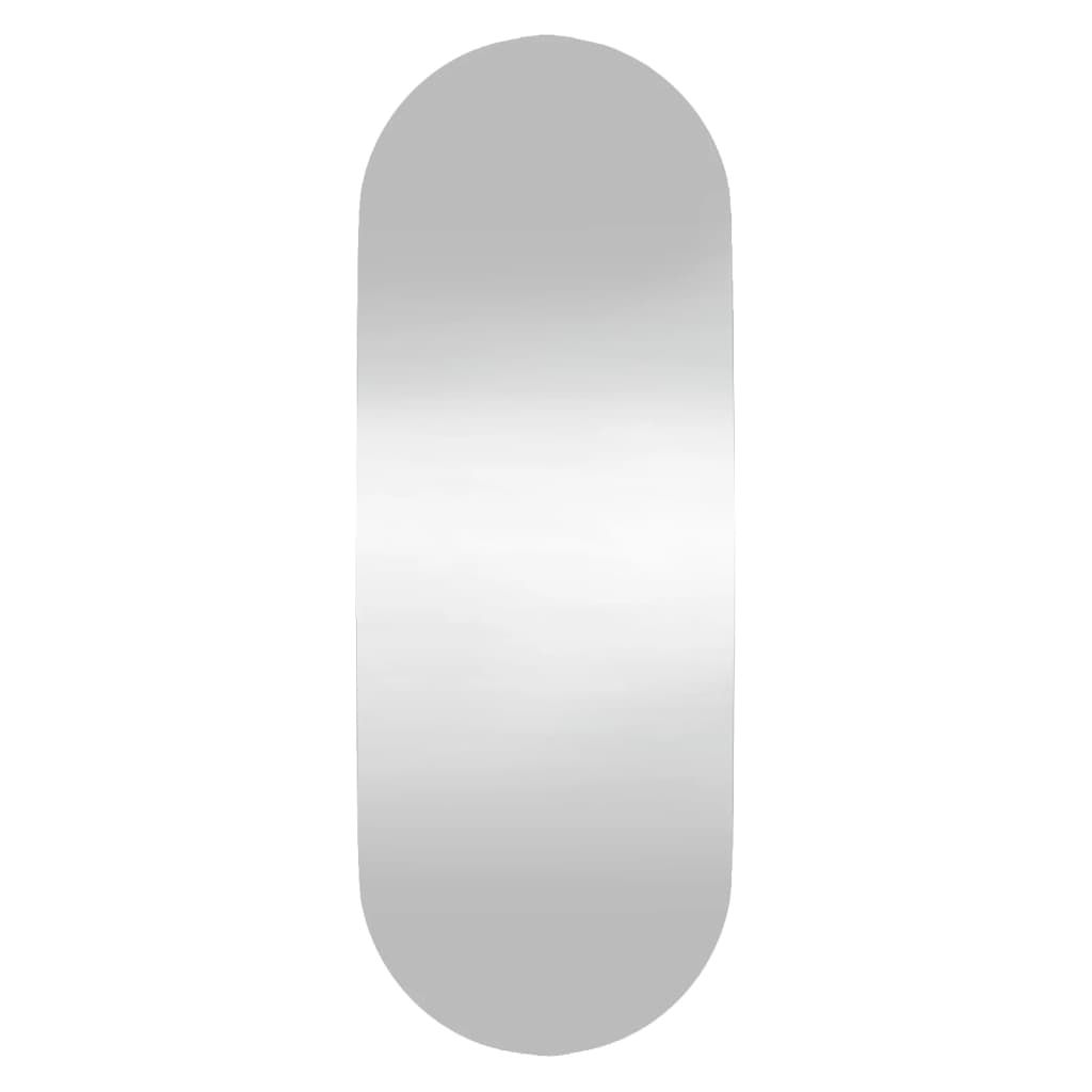 vidaXL Sieninis veidrodis, 15x40cm, stiklas, ovalo formos