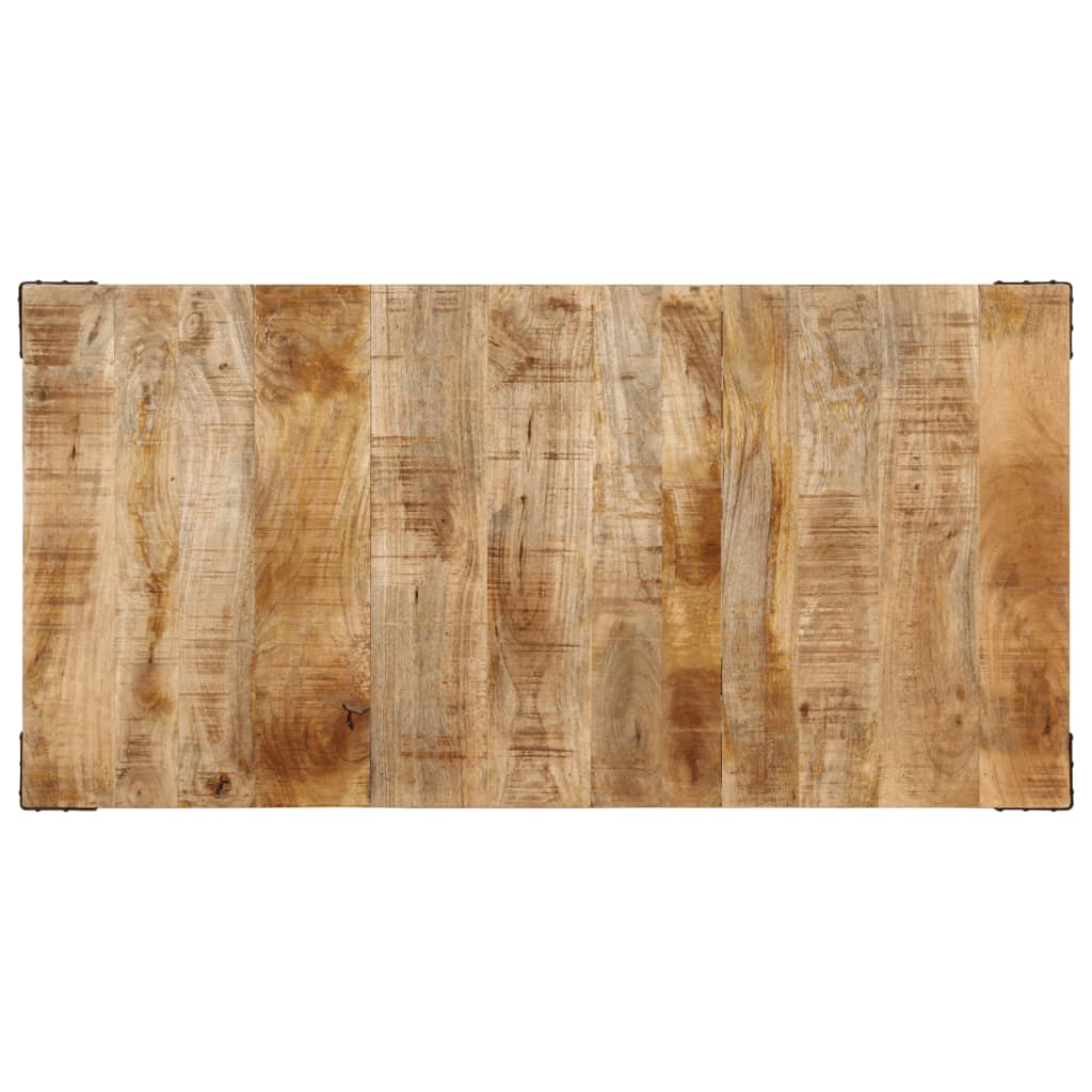 vidaXL Valgomojo stalas, 140x70x75cm, mango medienos masyvas