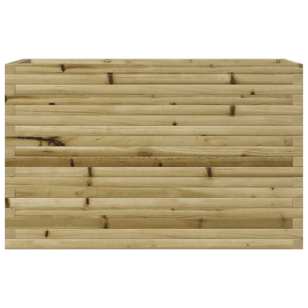 vidaXL Sodo lovelis, 110x40x68,5cm, impregnuota pušies mediena