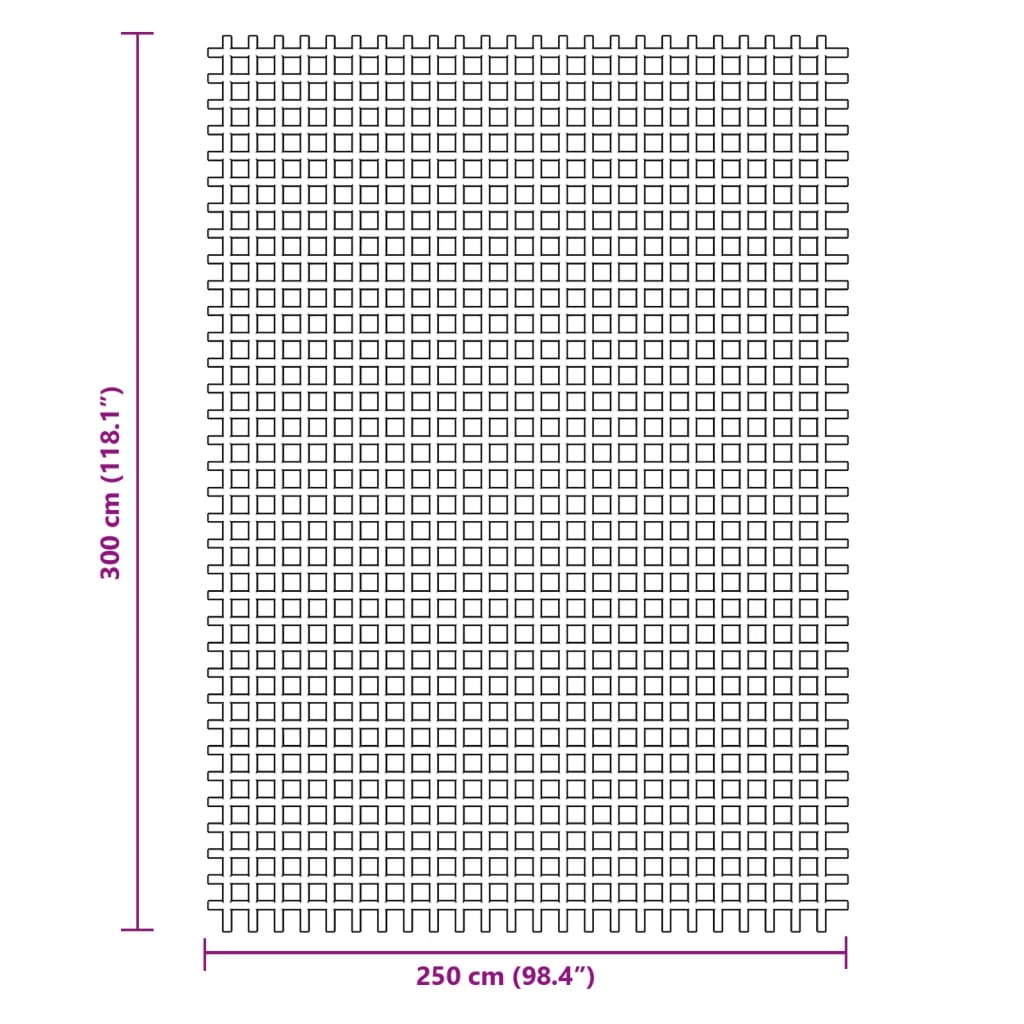 vidaXL Stovyklavimo paklotas, antracito spalvos, 3x2,5m