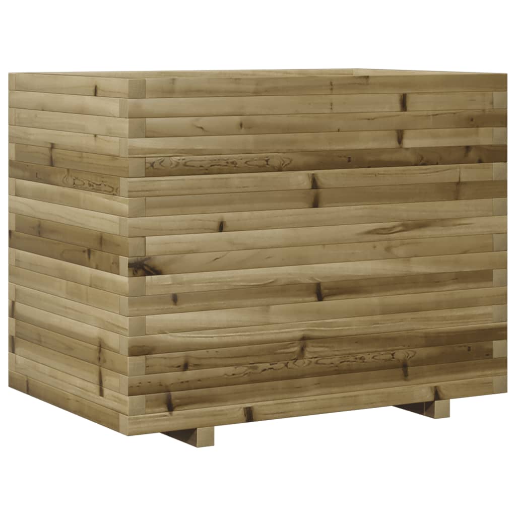 vidaXL Sodo lovelis, 90x60x72cm, impregnuota pušies mediena