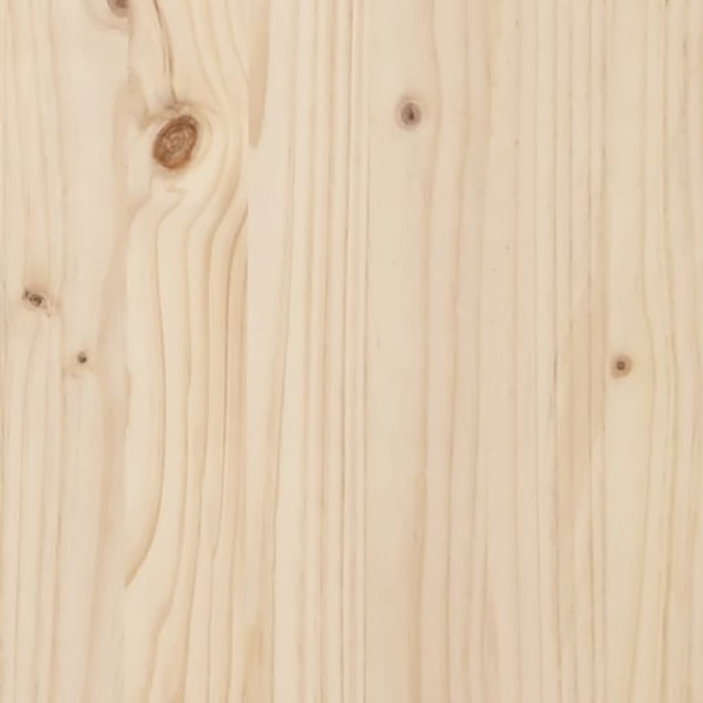 vidaXL Sodo bistro baldų komplektas, 3 dalių, pušies medienos masyvas