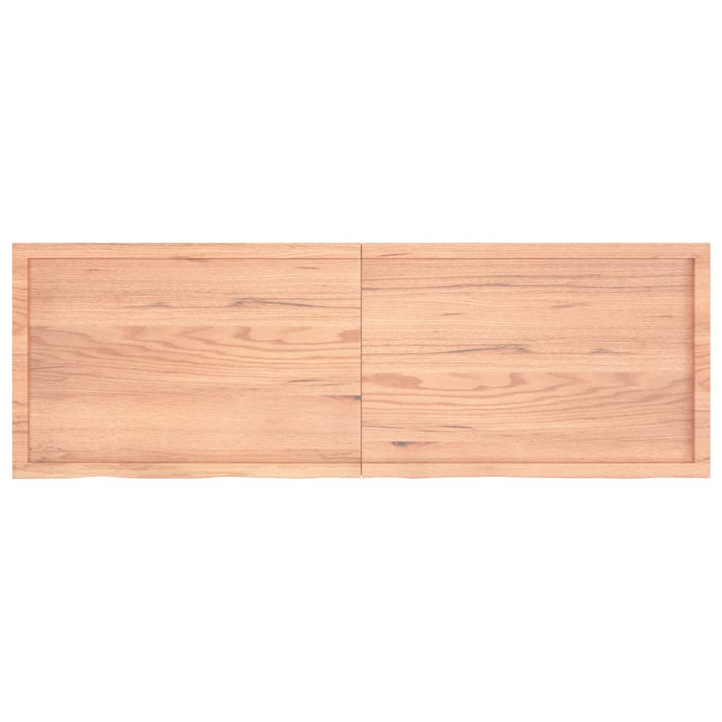 vidaXL Vonios stalviršis, šviesiai rudas, 180x60x(2-6)cm, mediena