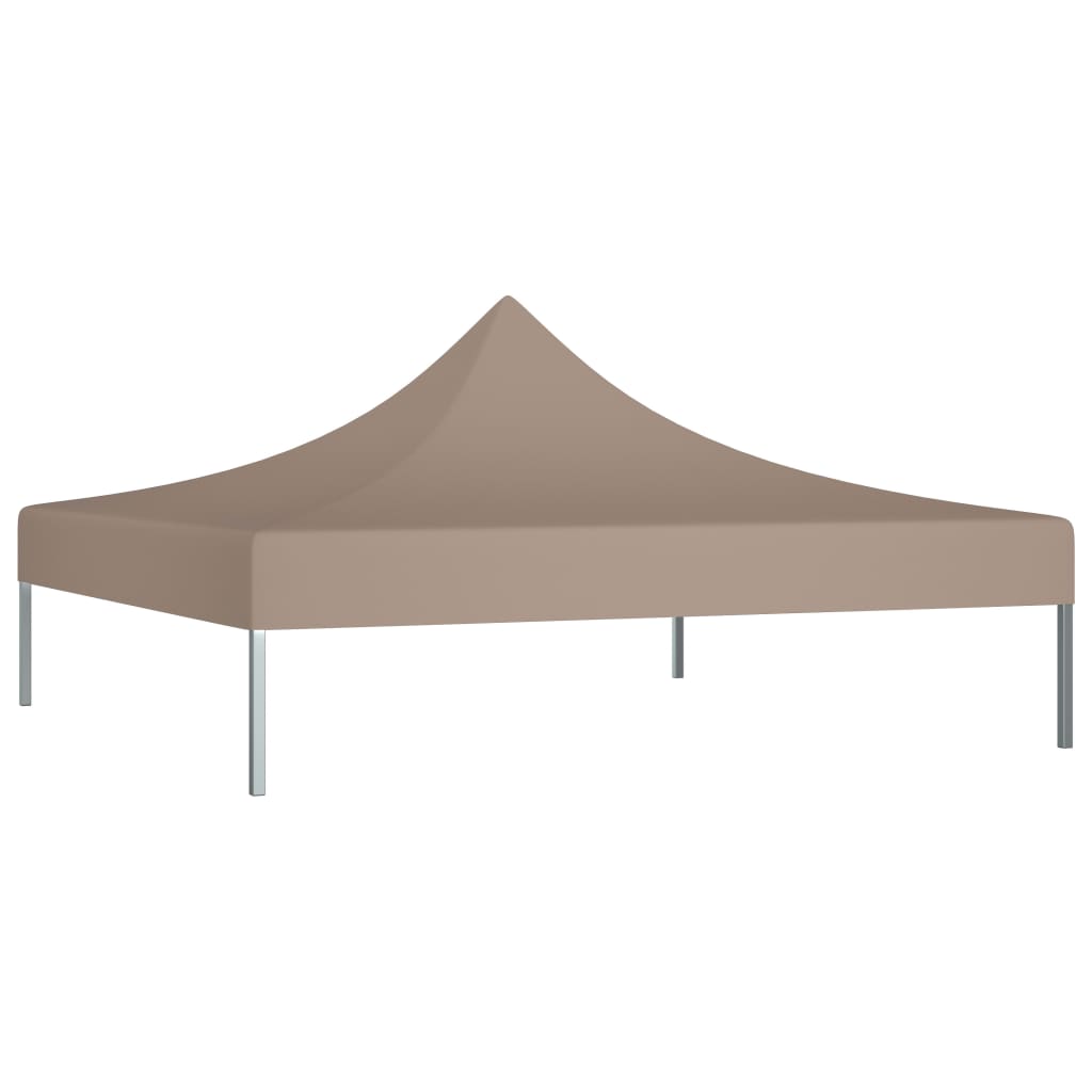 vidaXL Proginės palapinės stogas, taupe spalvos, 3x3m, 270 g/m²