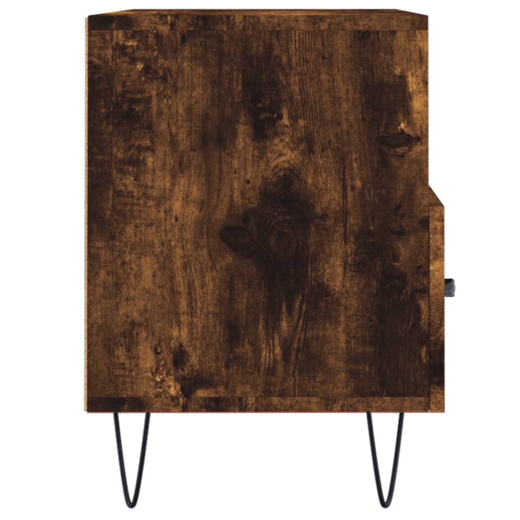 vidaXL Televizoriaus spintelė, dūminio ąžuolo, 80x36x50cm, mediena