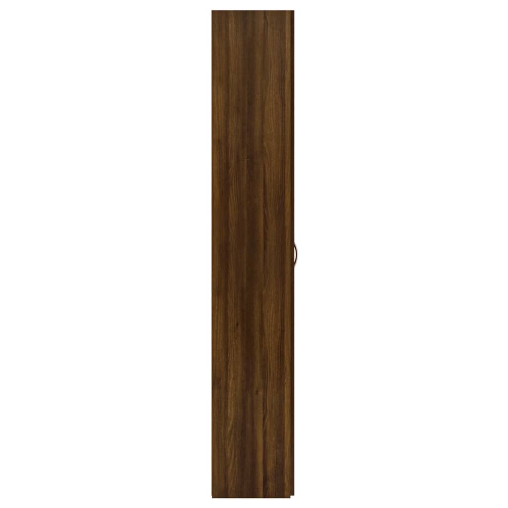 vidaXL Biuro spintelė, rudos ąžuolo spalvos, 60x32x190cm, mediena